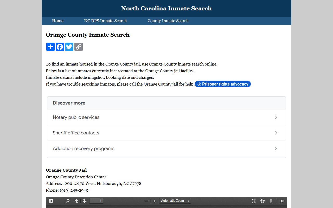 Orange County 24 hour booking